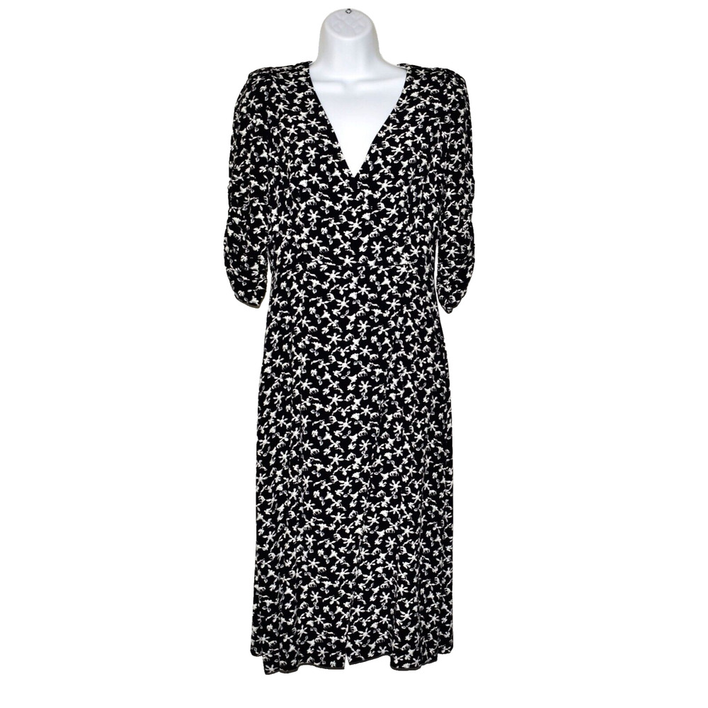 BA&SH Black & White Coachella Dress Size 1 US 6 - Picture 5 of 10